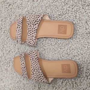 Leopard slips slippers or sandals